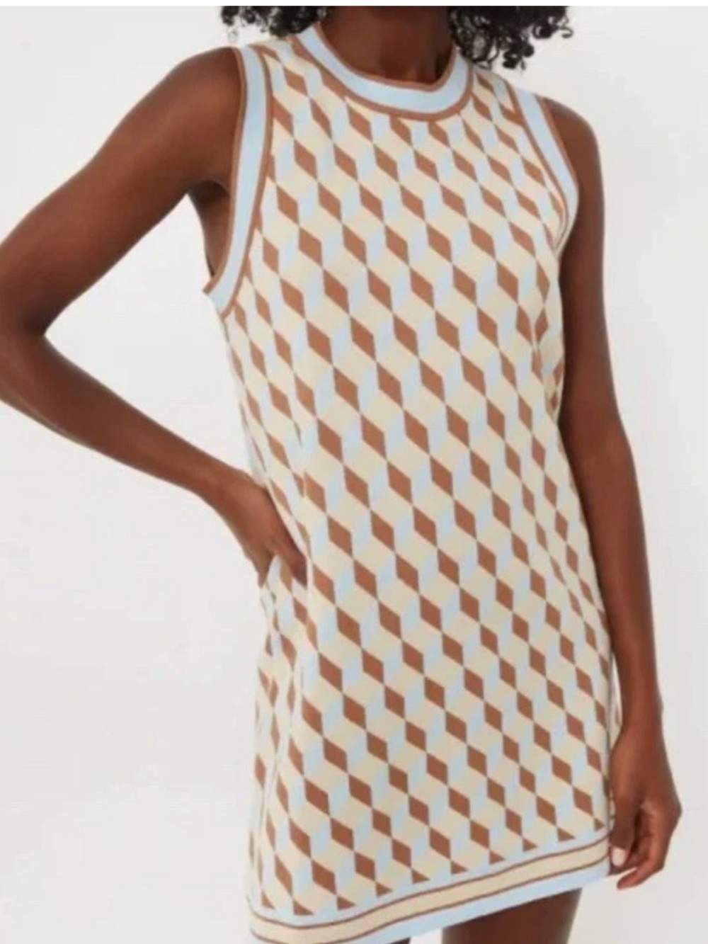 TUCKERNUCK  Ocean Spray Knit Geo Marie Sleeveless Dress NWT XXL 2XL